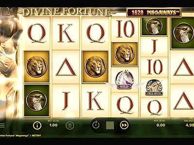 Divine Fortune progressive jackpot slot at Bally Casino